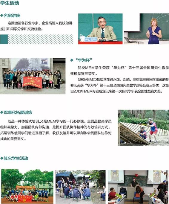 上海理工大学工程管理硕士(MEM) 2019年招生