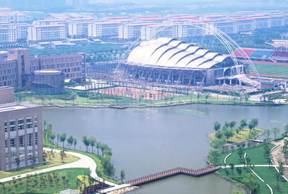 上海工程技术大学校园环境一览-中外合作办学