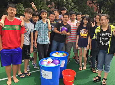 上海燎原国际高中2015年秋季传统活动:水球大