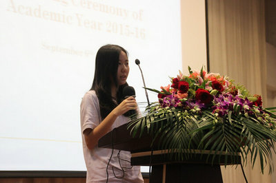 上海新和中学国际部2015年秋季开学典礼回顾