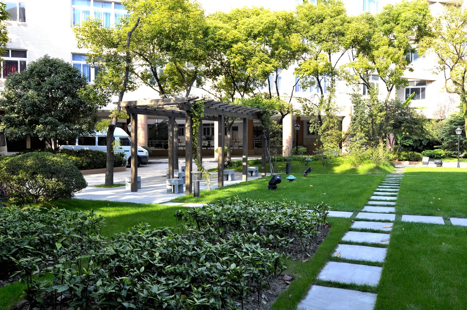 雏金鹰少年冬令营 复旦附中 - 学校设施 - 设施照片 - 校园环境